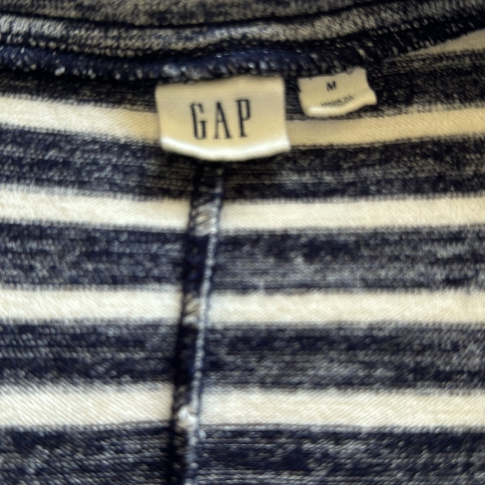 Gap Navy and White Striped T-Shirt Dress - Picture 5 of 6